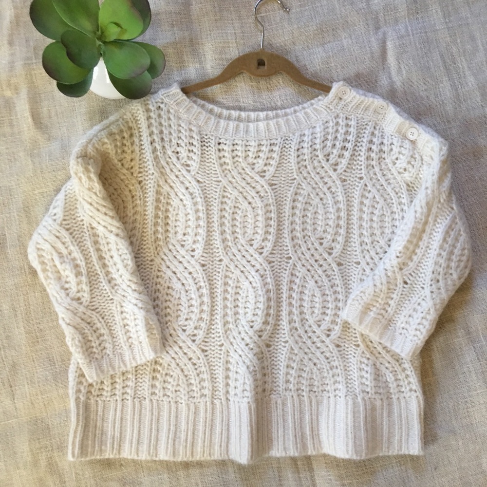 Ann Taylor Cream Sweater